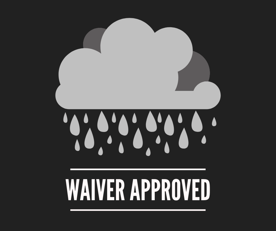 Weather waiver image 